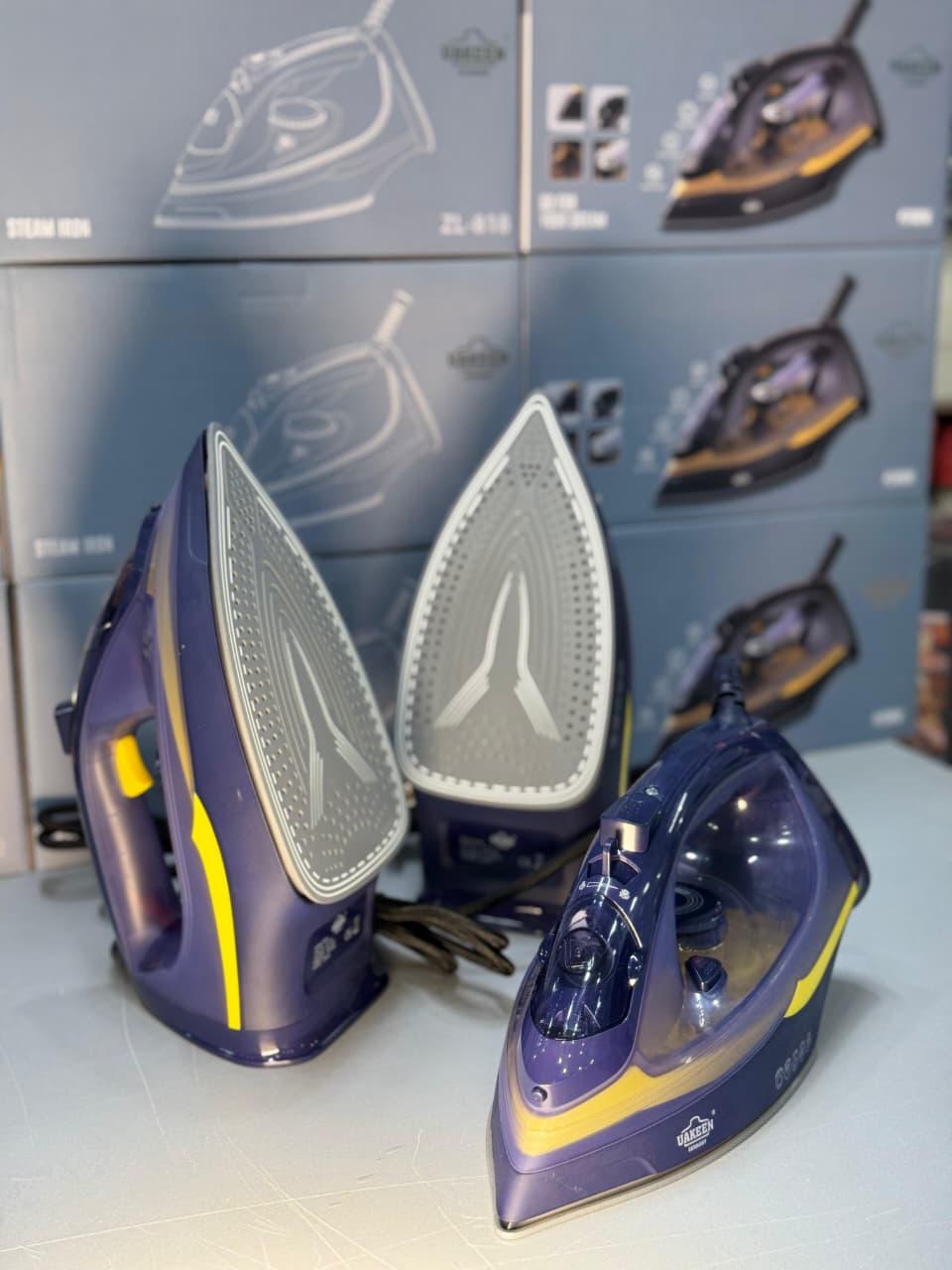 Uakeen 350ml Steam Iron German Lot Ceramic Soleplate