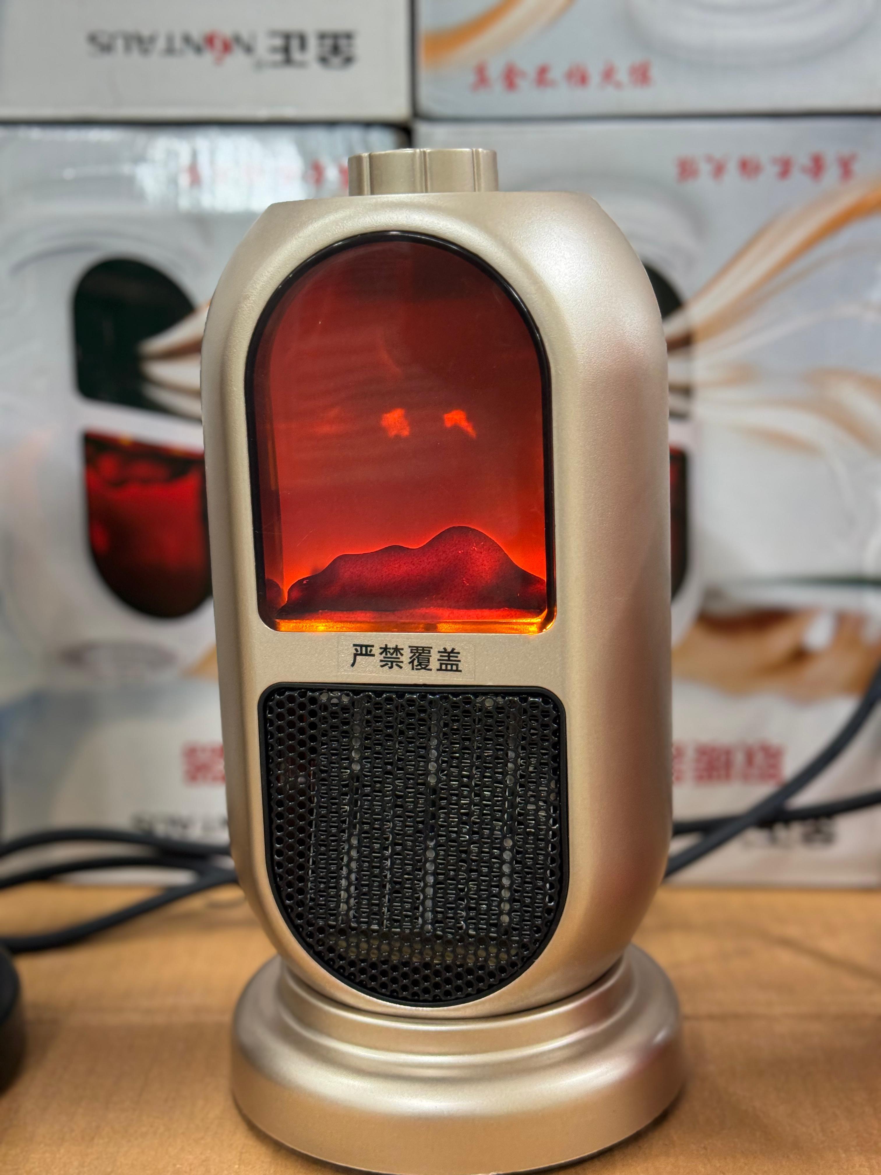 Nontause 3D Flame Heater – Portable Electric Space Heater with Realistic Flame Effect