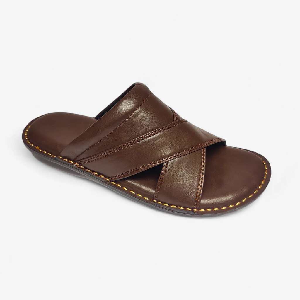 Handmade Leather Slippers (TS-77)