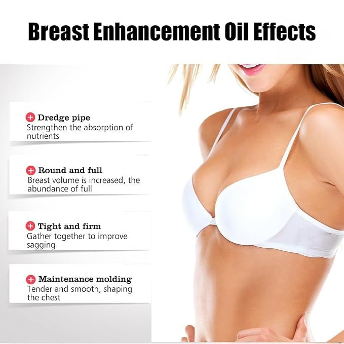 Breast Enhancement Essential Oil, 30ml Papaya Breast Enlargement Cream for Firming,Plumping,Lifting and Nourishing,Women Bust Plumping Oil,Bust Organic Papaya Enlargement Serum
