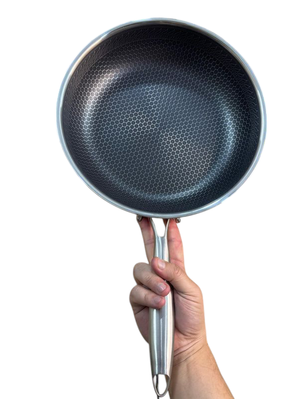 Lot Imported Double Laser Coated HoneyComb Flat Pan With Lid