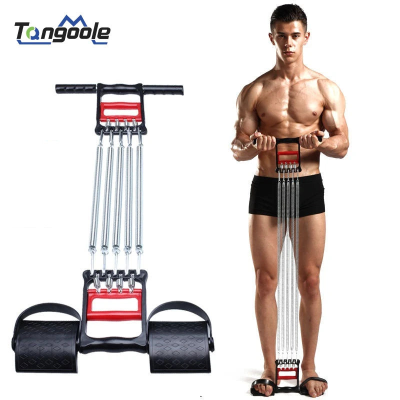 5 Springs 3-in-1 Multi-Functional Muscle/Chest Expander Device