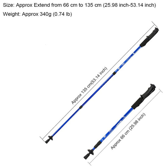 Lot Imported Retractable Hiking Stick